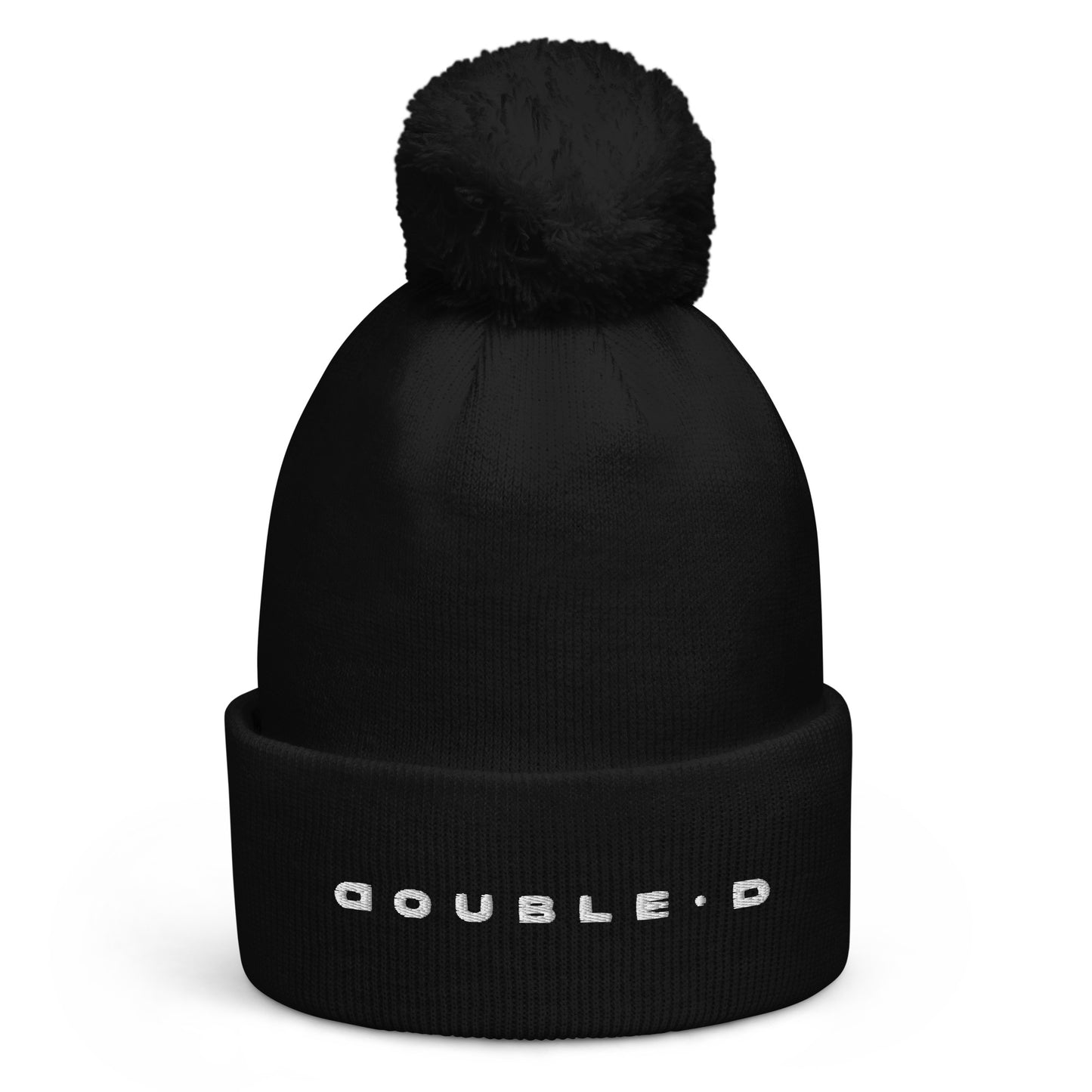 PomPom Hat Black